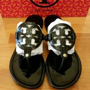 !Miller Sandals! Black Patent Leather